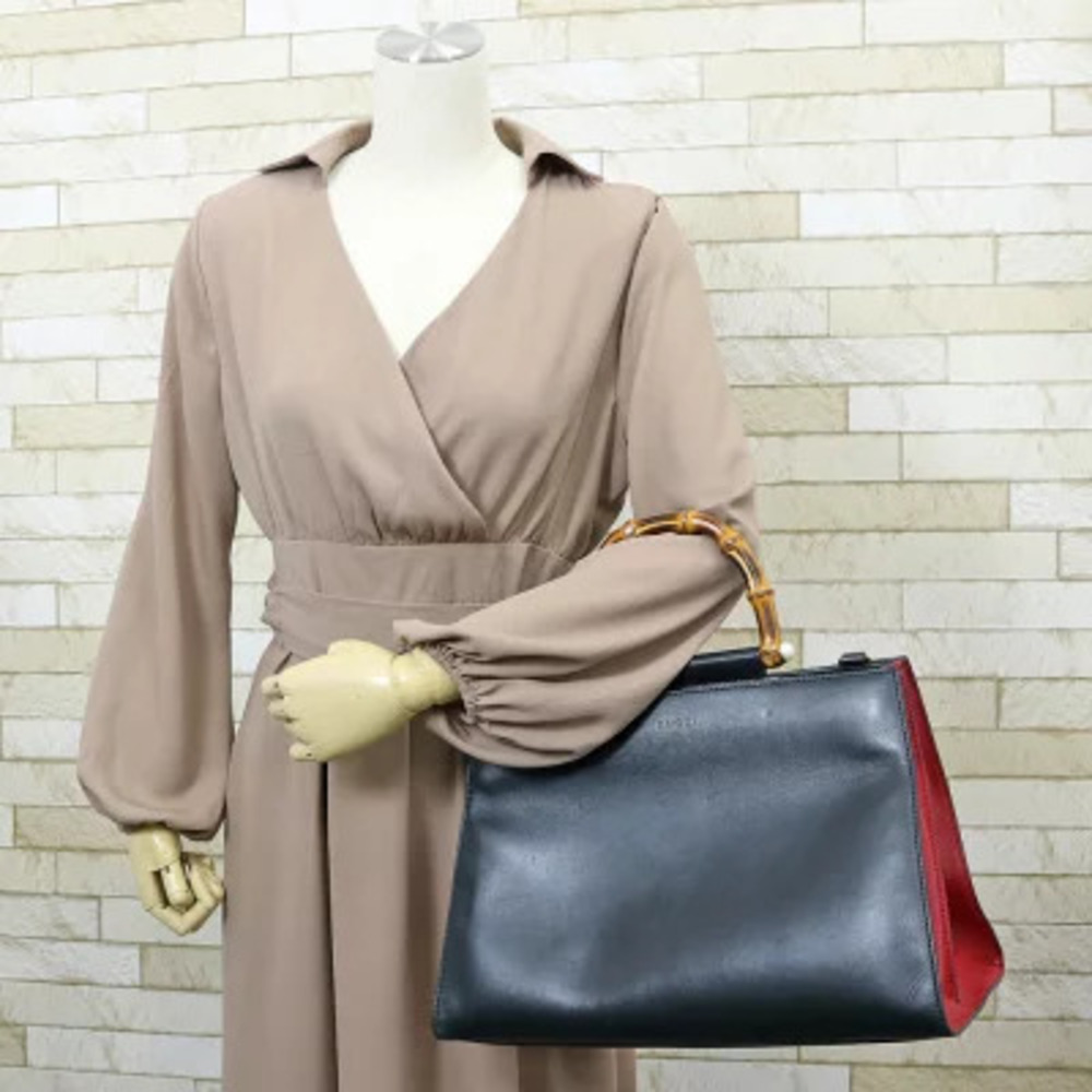 Gucci Black Bamboo Bag Shoulder - Picture 4 of 8